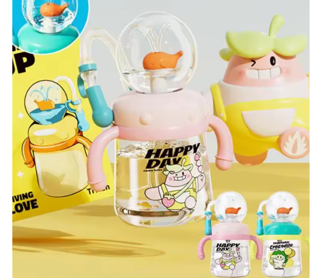 Whale Fountain β 300ml For Kids (BPA-Free) π³π¦