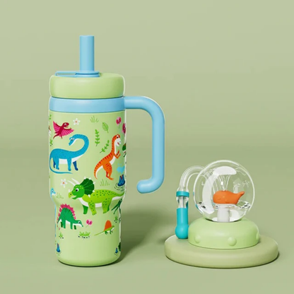 Whale Fountain – 710ml Stainless Steel Tumbler 🐳💦