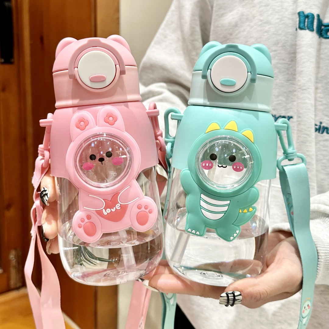 Cuddle Buddy Straw Bottle (660ml) (BPA-Free)
