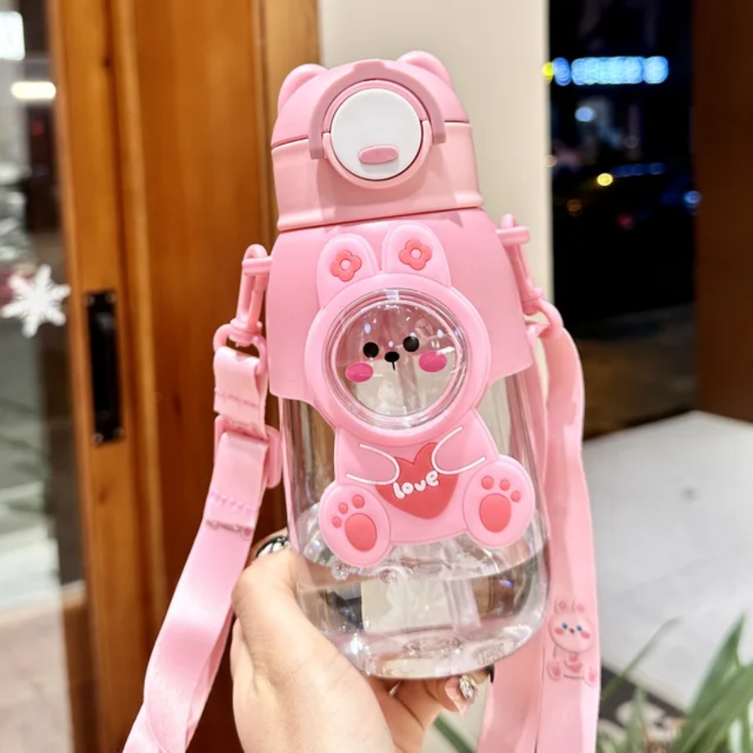 Cuddle Buddy Straw Bottle (660ml) (BPA-Free)