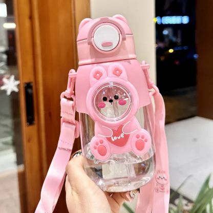 Cuddle Buddy Straw Bottle (660ml) (BPA-Free)