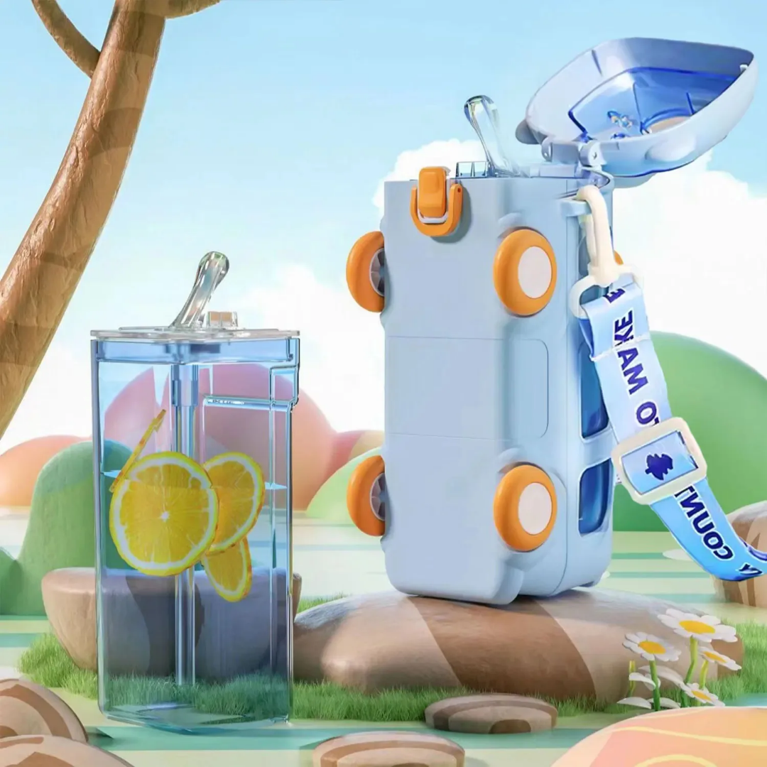 Busy Bus Toy Bottle (500ml)(BPA-Free)
