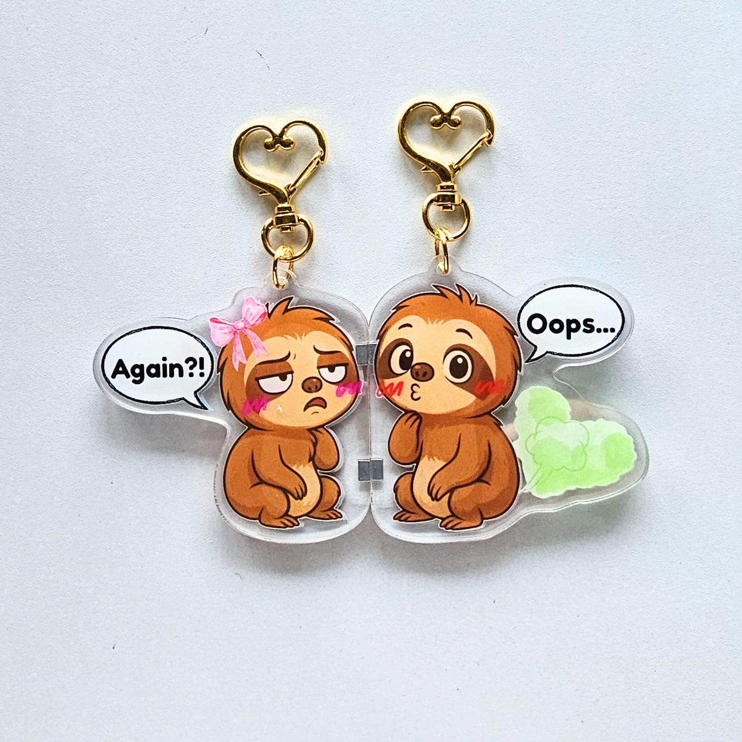 “Gas & Sass”  – Magnetic Keychain Set – Couples & Best Friends 🧲💛