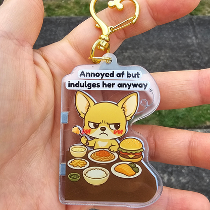 “Ugh… Fine” – Magnetic Keychain Set – Couples & Best Friends 🧲💛