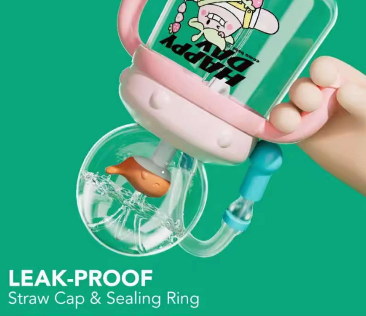 Whale Fountain – 300ml For Kids (BPA-Free) 🐳💦
